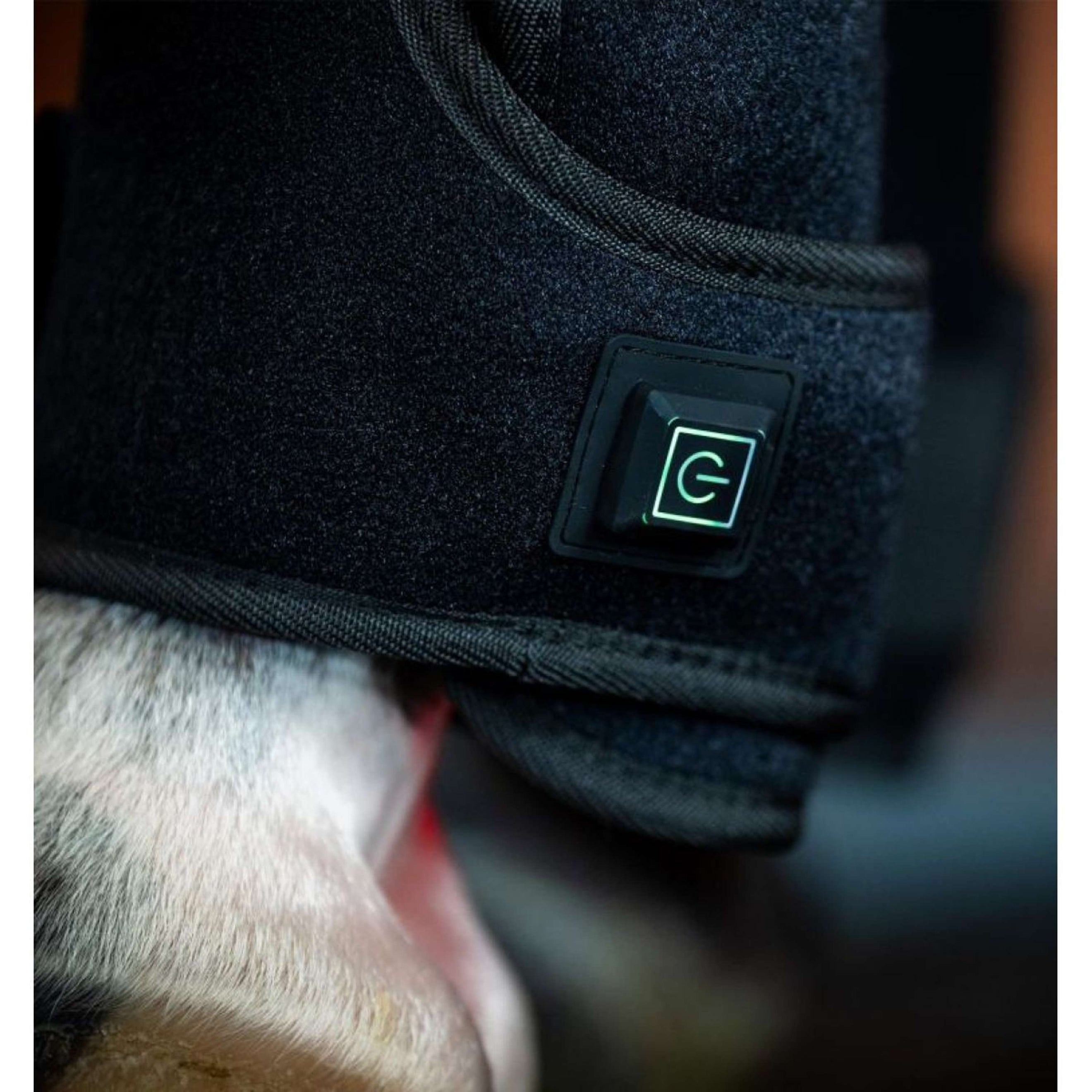 Horseware LED Red Light Therapy Left Leg Wrap Schwarz Horseware LED Red Light Therapy Left Leg Wrap Schwarz