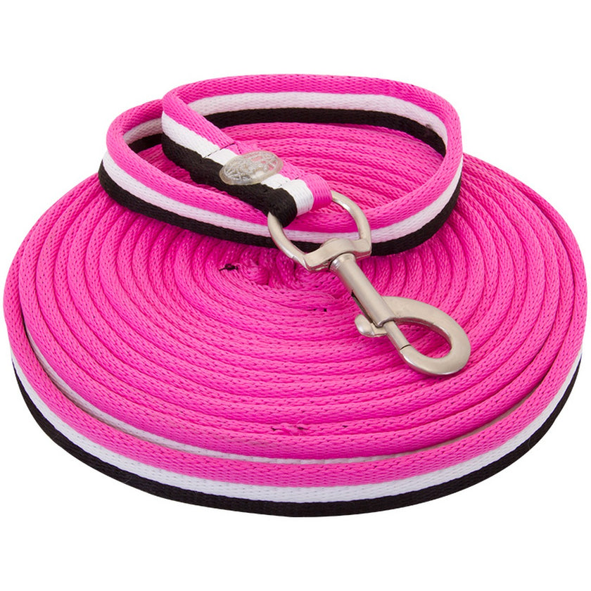 Imperial Riding Longe Global Zacht Nylon 7,8m Neon Pink