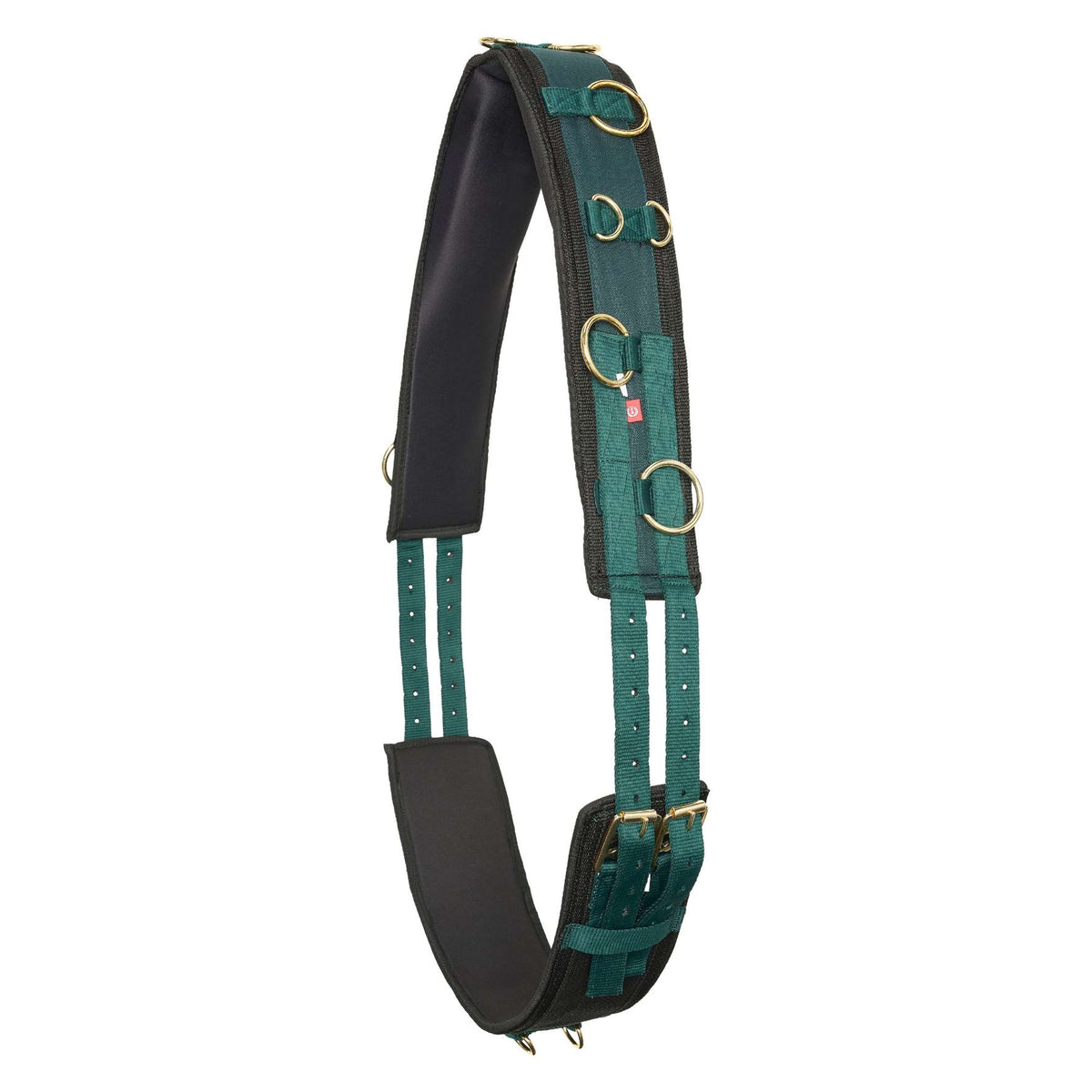 Imperial Riding Longiergurt Deluxe Zusätzlich Nylon Forest Green