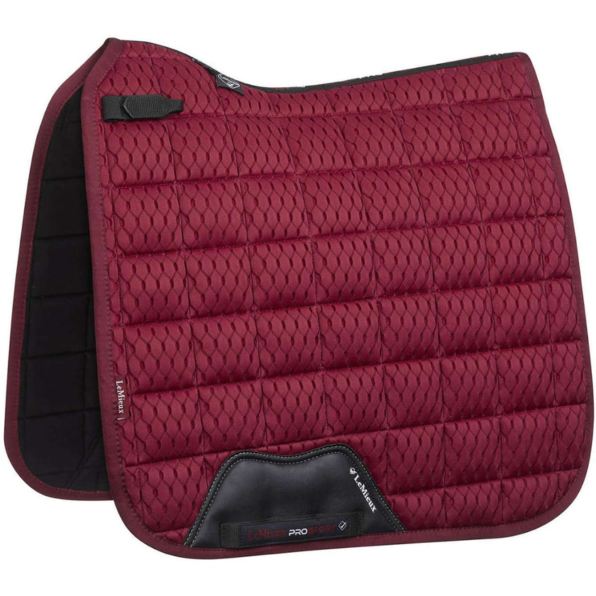 LeMieux Schabracke Carbon Mesh Air Square Dressur Mulberry LeMieux Schabracke Carbon Mesh Air Square Dressur Mulberry