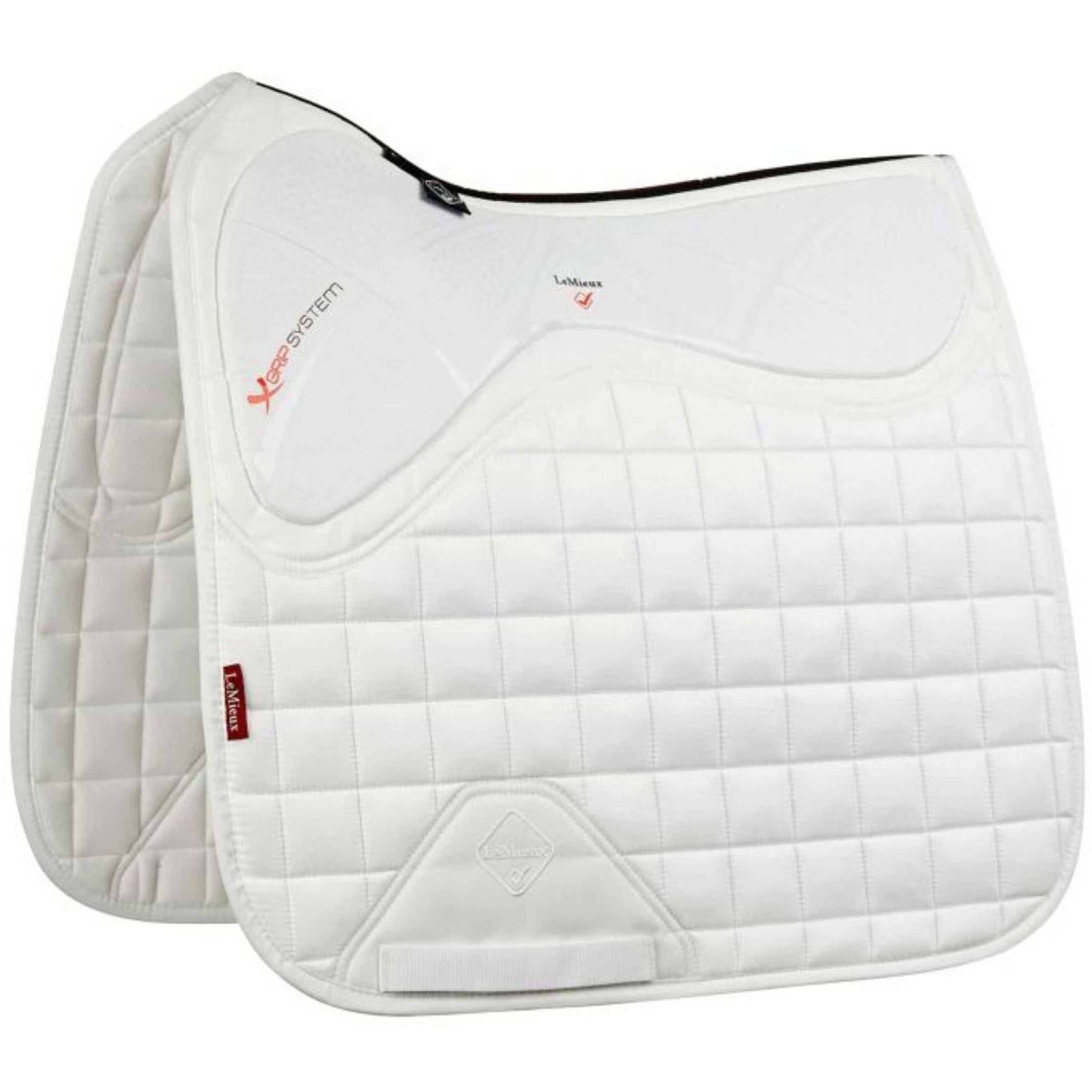 LeMieux Schabracke X-Grip Square Dressur Weiß LeMieux Schabracke X-Grip Square Dressur Weiß