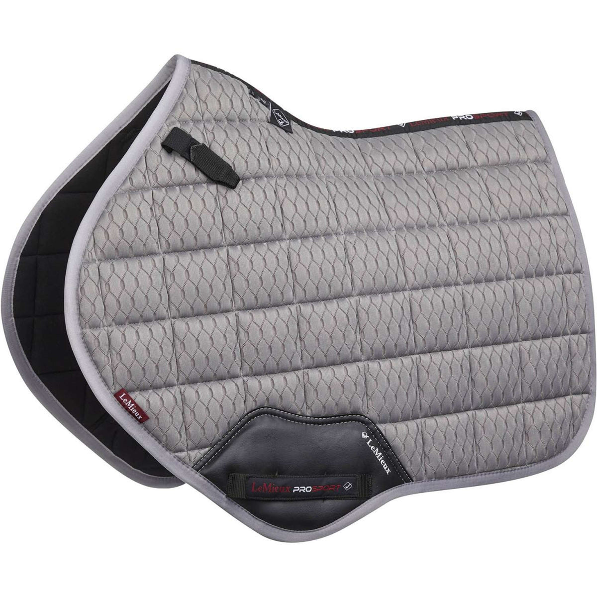 LeMieux Schabracke Carbon Mesh Air Square CC Grau