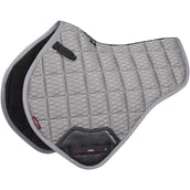 LeMieux Schabracke Carbon Mesh Air Half Square CC Grau