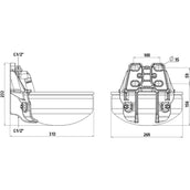 Kerbl Ventiltränkebecken Eurofarm Edelstahl 5L