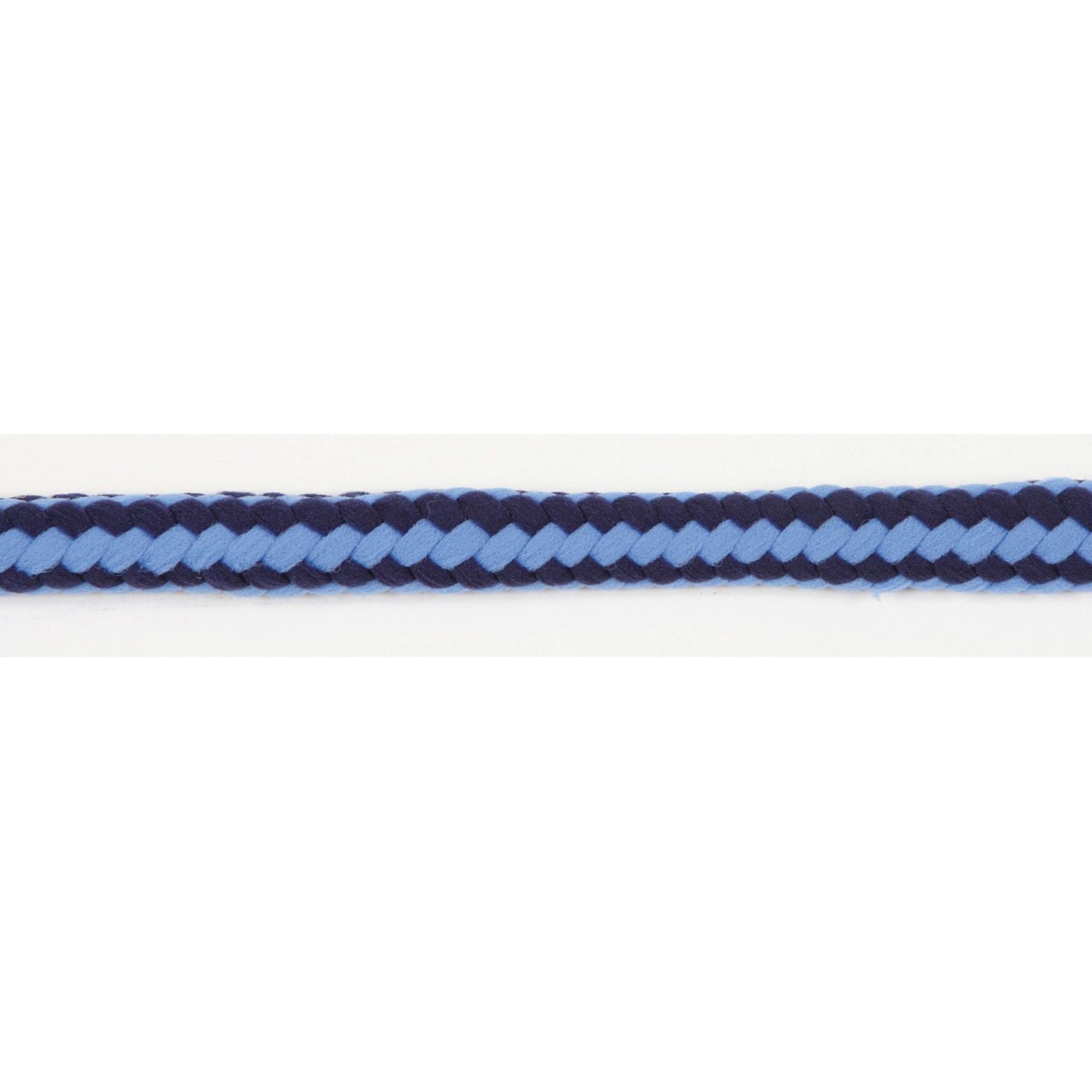 Covalliero Führstrick Hippo mit Karabinerhaken Marine/Hellblau