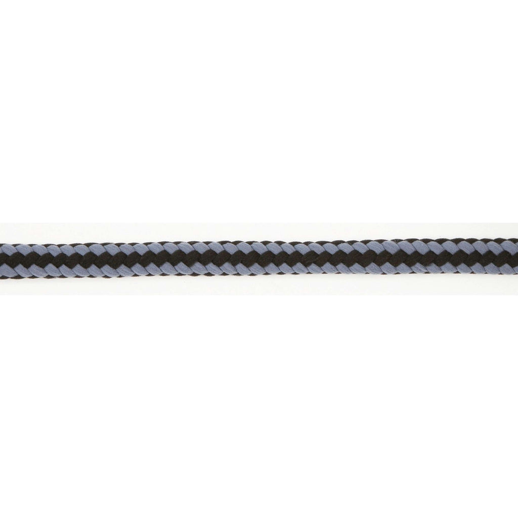 Covalliero Führstrick Hippo mit Karabinerhaken Schwarz/Silber