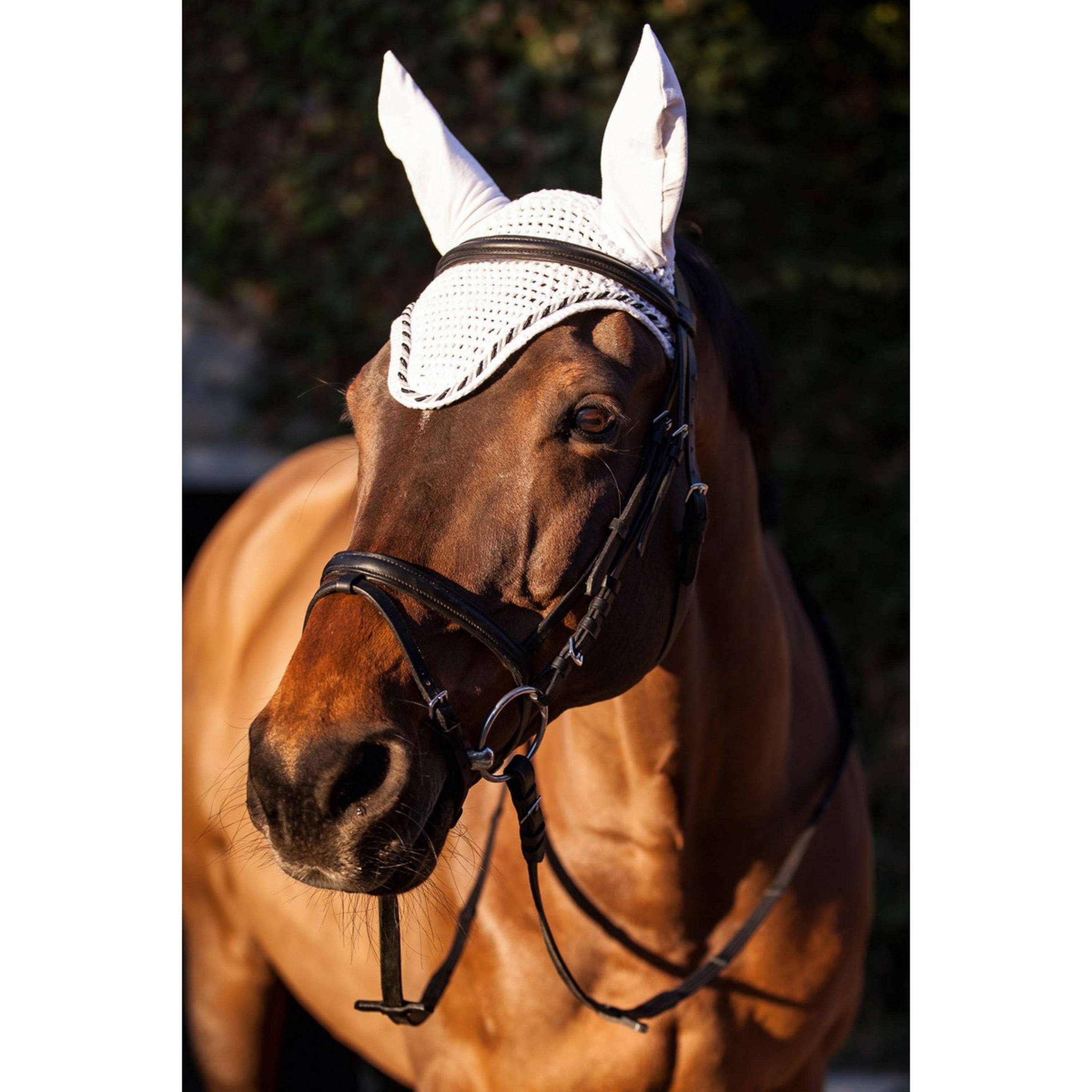 Kerbl Fliegenhaube Classic Weiß Kerbl Fliegenhaube Classic Weiß