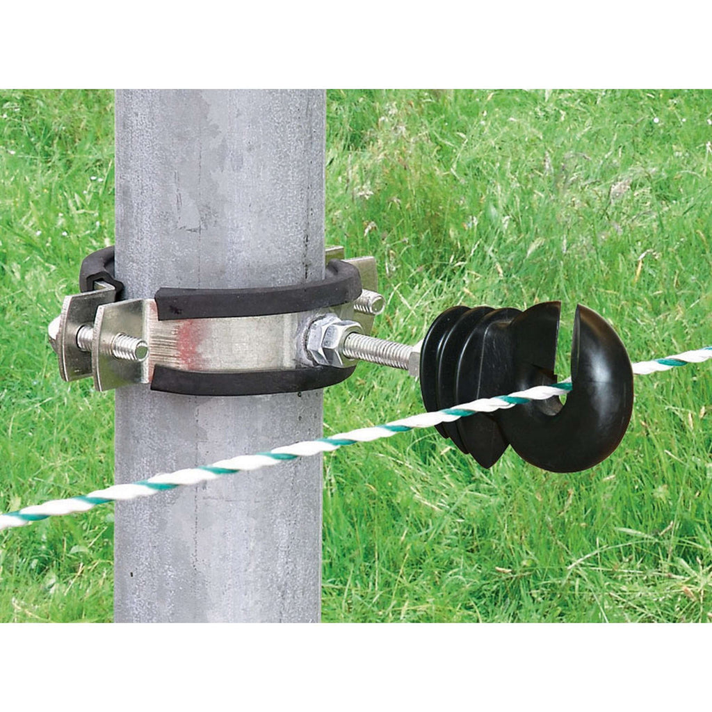 Ako Befestigungsring f. 35 -70 mm Rundpfähle Schwarz