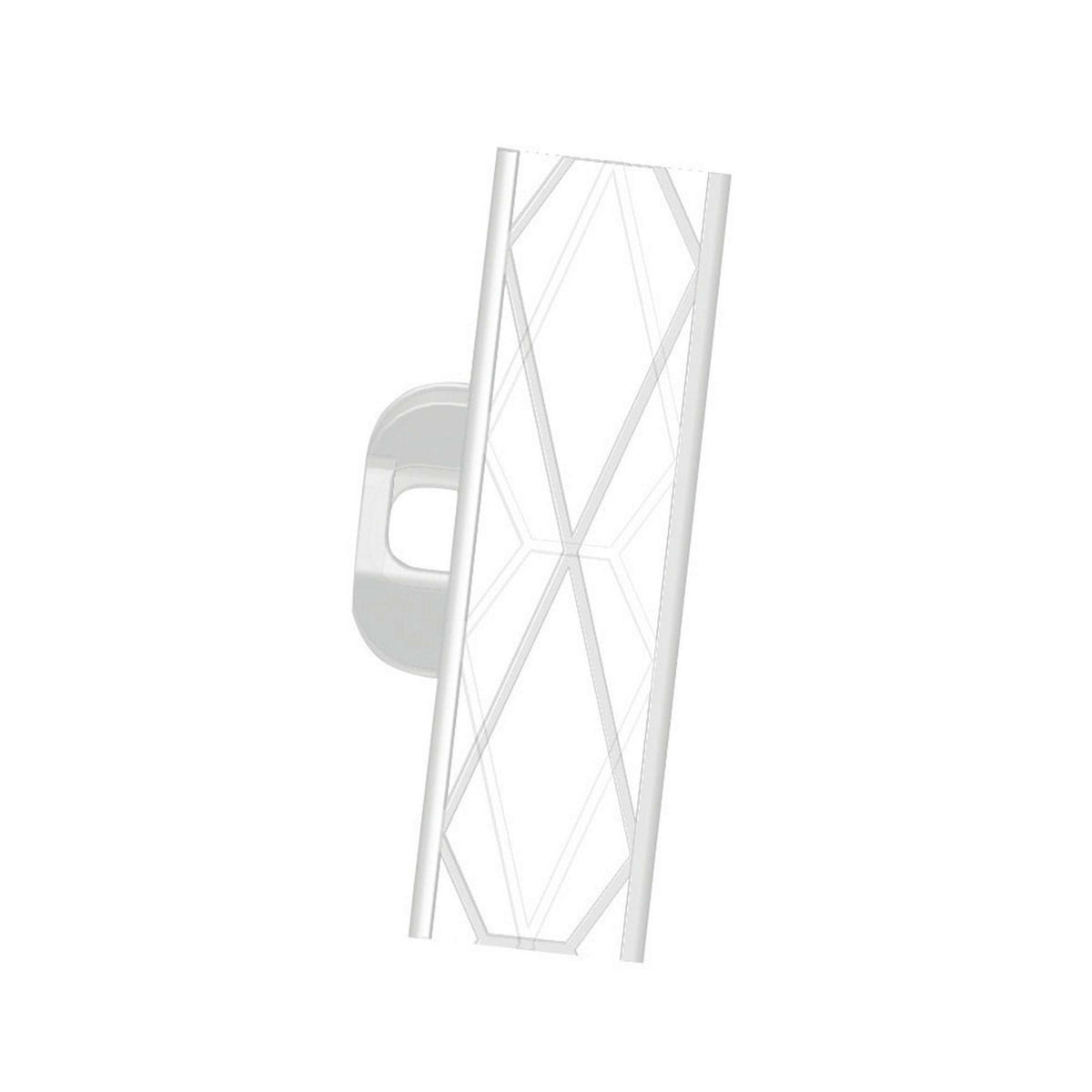 AgradiPower Kunststoffpfahl Titan Doppeltritt Weiß