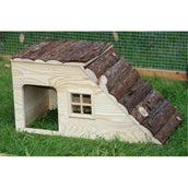 Kerbl Kaninchenhaus Nature Plus mit Treppe Holz