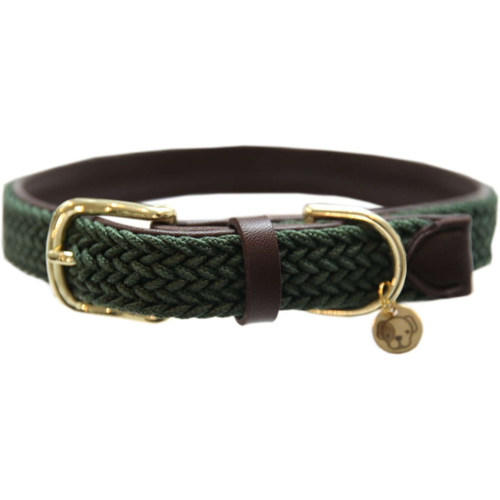 Kentucky Kragen Plaited Nylon Olivgrün