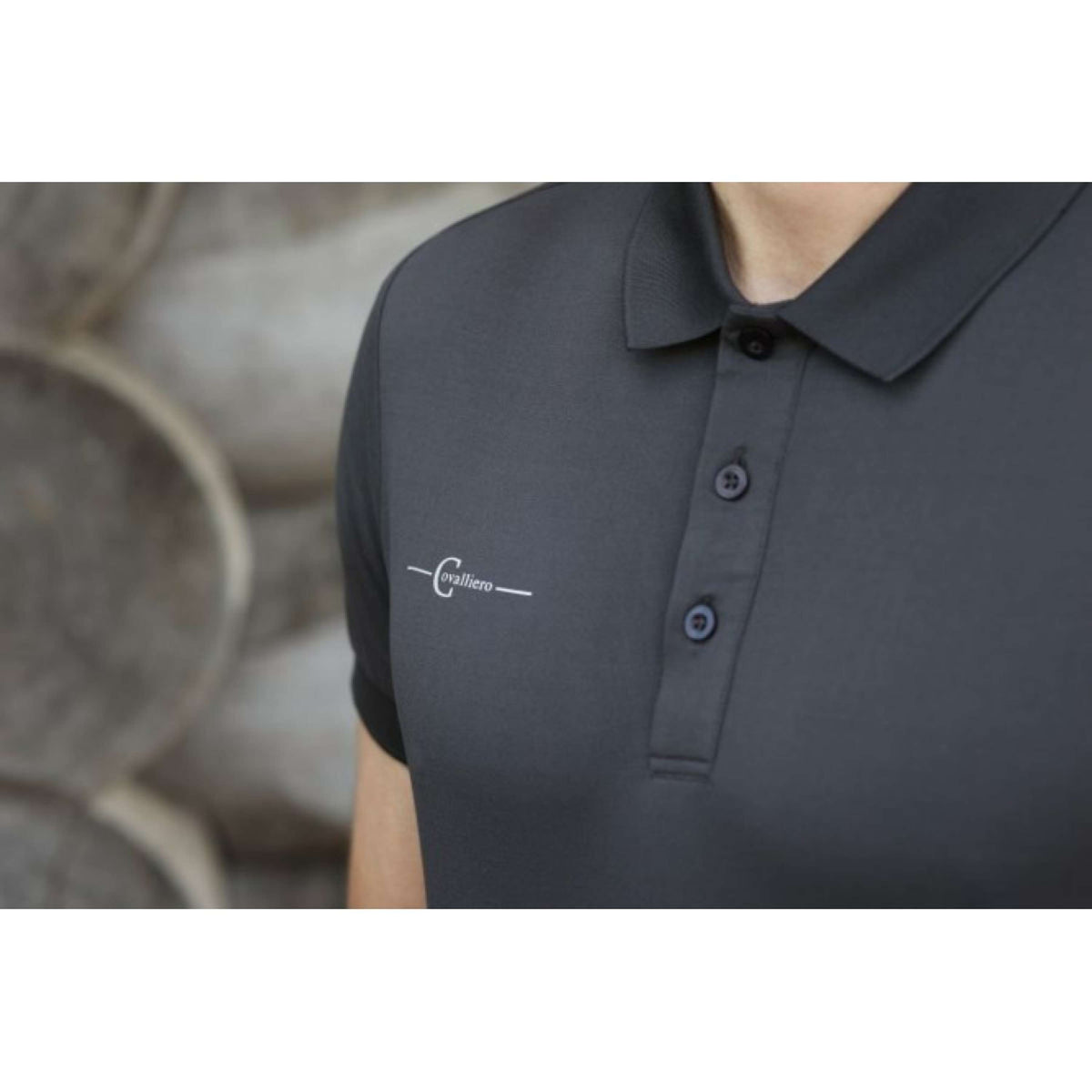 Covalliero Poloshirt Herren Graphite