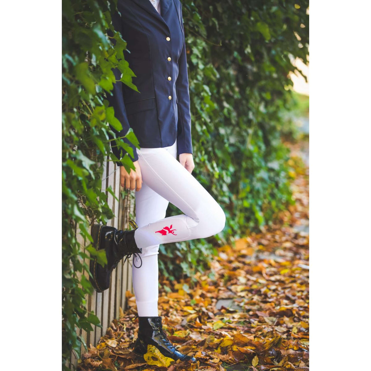 Covalliero Reithose Janne x PinkRibbon White Pearl