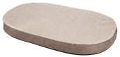 Kerbl Matratze Memory Foam Oval Grau/Beige