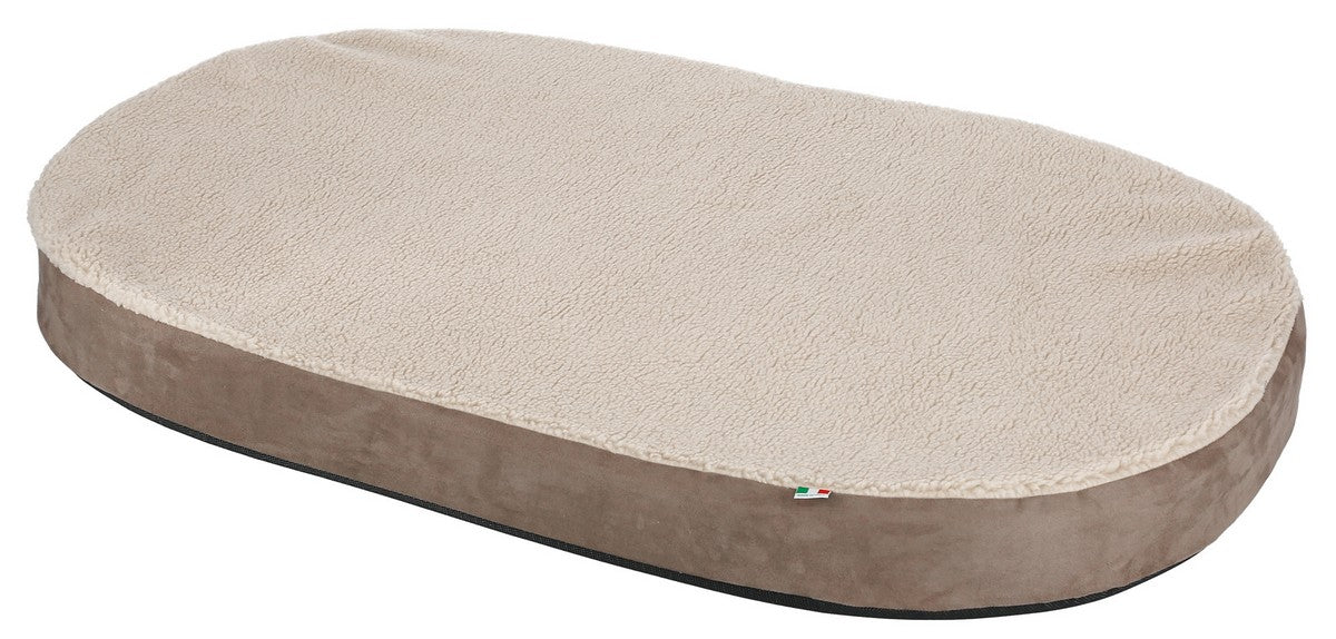 Kerbl Matratze Memory Foam Oval Grau/Beige