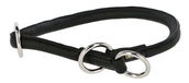 Kerbl Halsband Roma Rindleder mit Stopper Schwarz