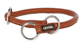 Kerbl Halsband Roma Rindleder mit Stopper Cognac