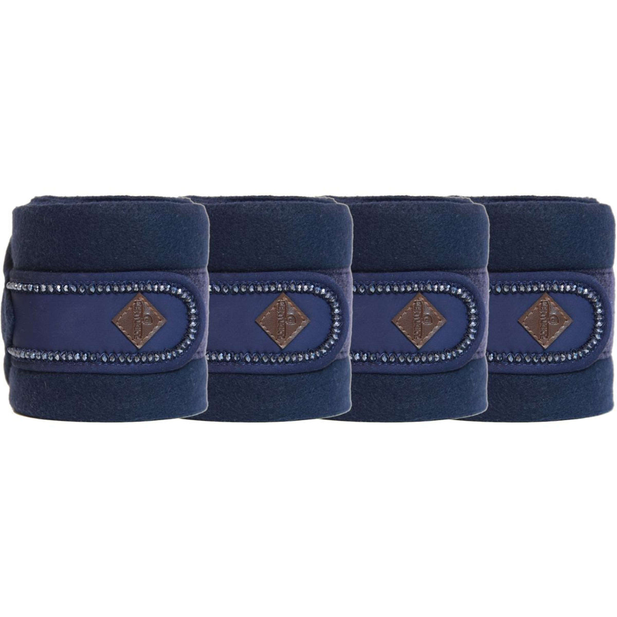 Kentucky Bandagen Polar Fleece Pearls Blau