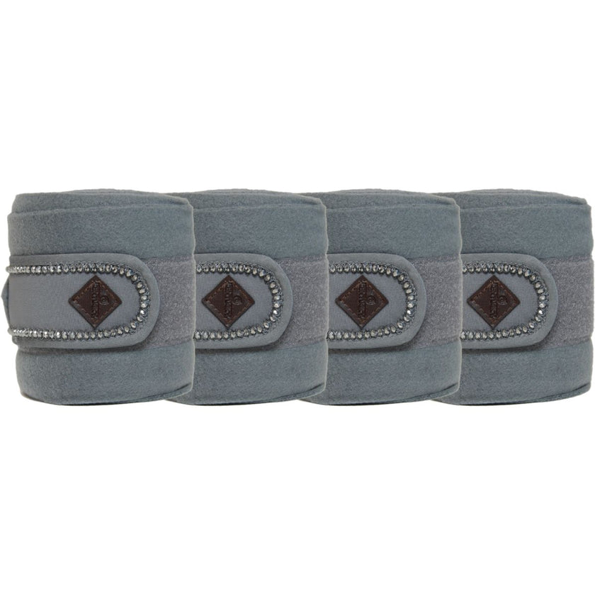 Kentucky Bandagen Polar Fleece Pearls Grau