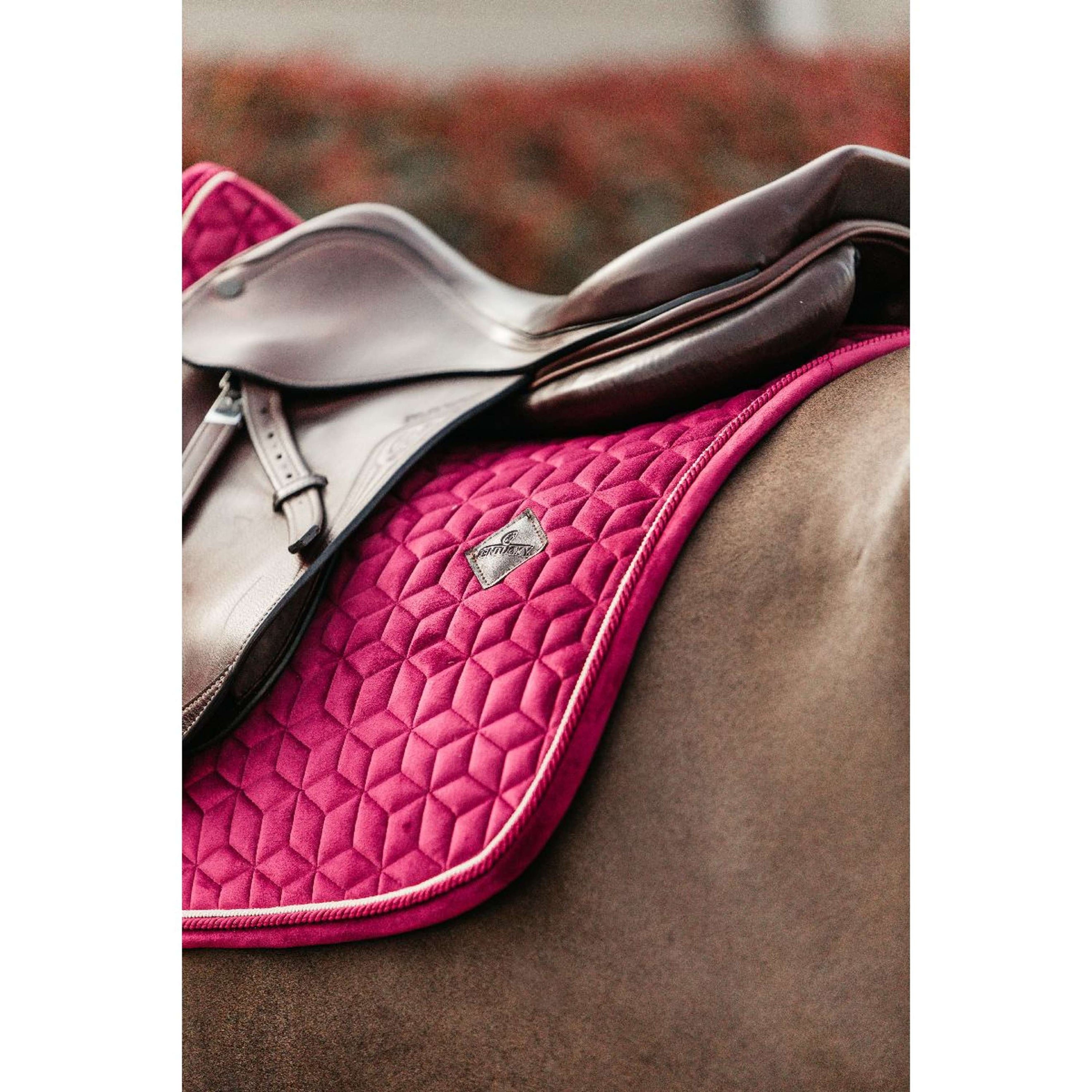 Kentucky Schabracke Velvet Springen Fuchsia Kentucky Schabracke Velvet Springen Fuchsia