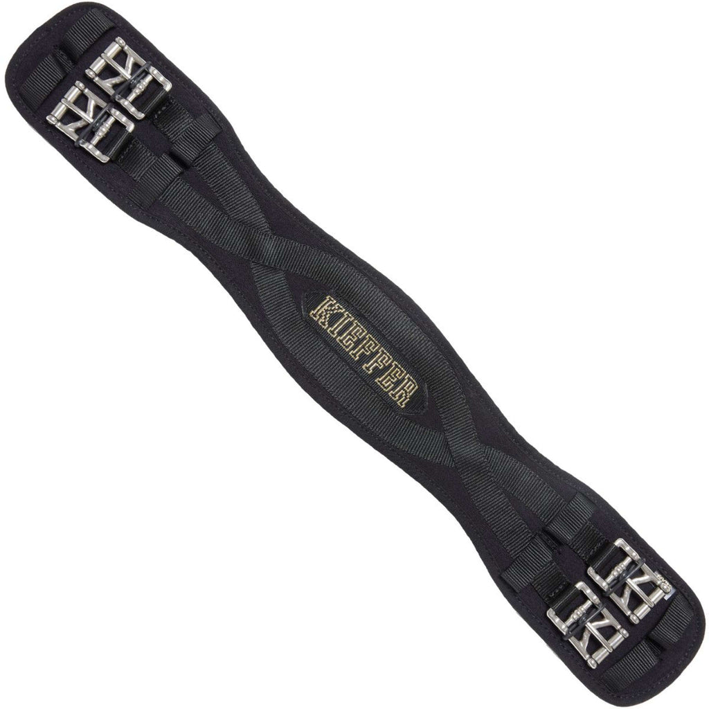 Kieffer Sattelgurt Air-Tex Schwarz