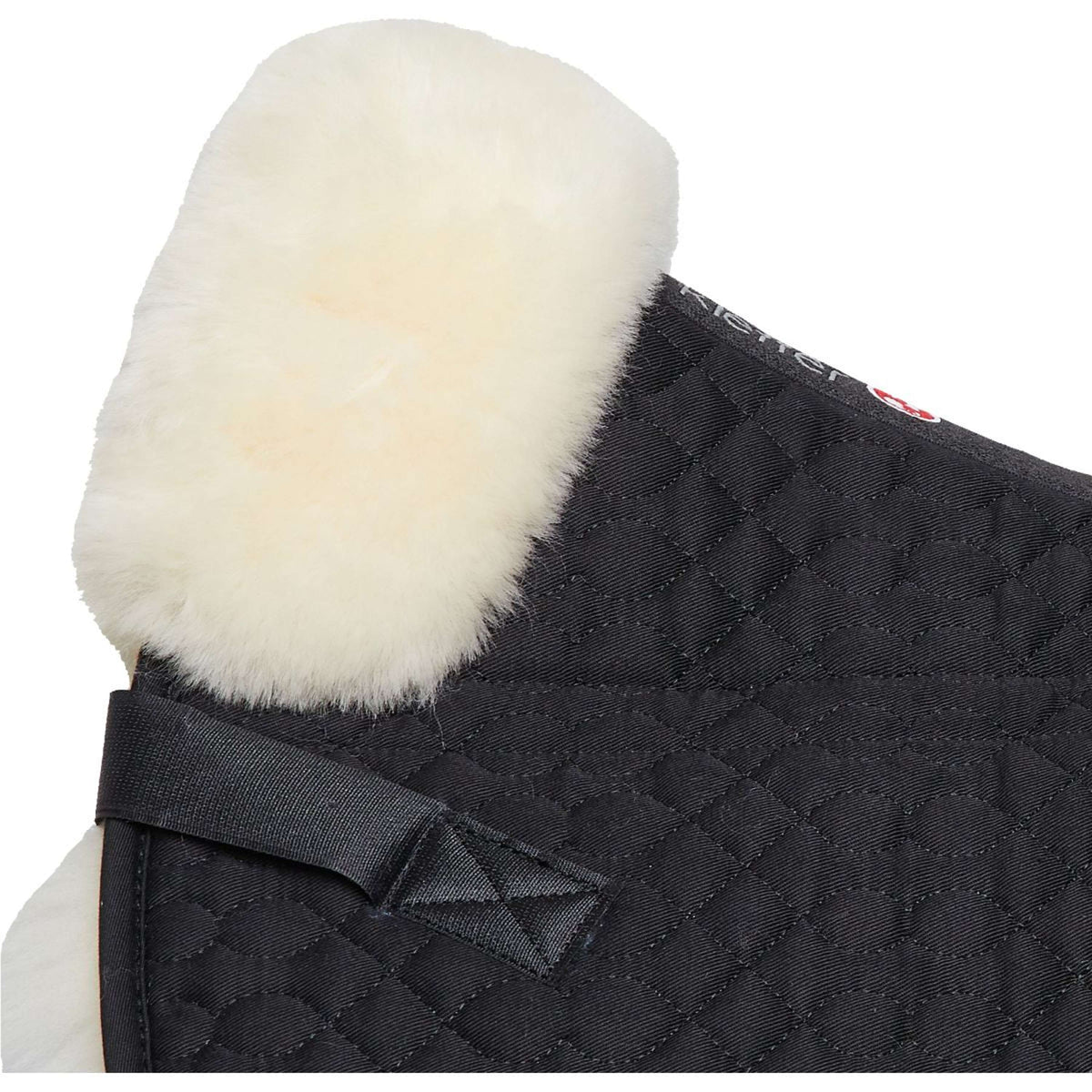 Kieffer Sattelunterleger Lambskin Pro Schwarz/Naturell