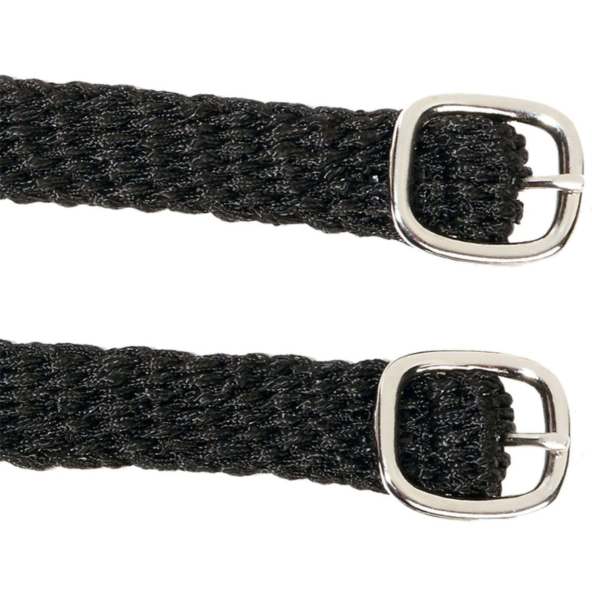 Kavalkade Sporenriemen Geflochten Nylon Schwarz