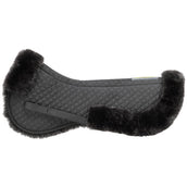 Kavalkade Sattelunterlage mit Lammfell Schwarz