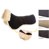 Kavalkade Unterleger Lambskin Schwarz/Naturell