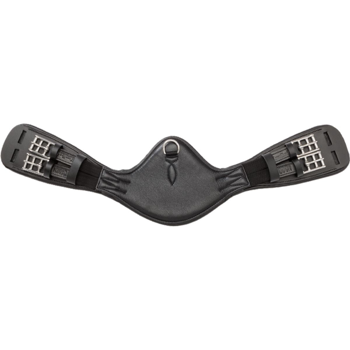 Kavalkade Dressurgurt Casper Soft Leather mit Gummizug Schwarz