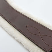 Kavalkade Vielseitigkeitsgurt Casper Oiled Leather Kunstfell mit Gummizug Braun/Natural