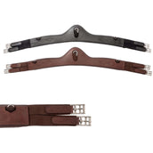 Kavalkade Dressurgurt Atlas Oiled Leather mit Gummizug Schwarz