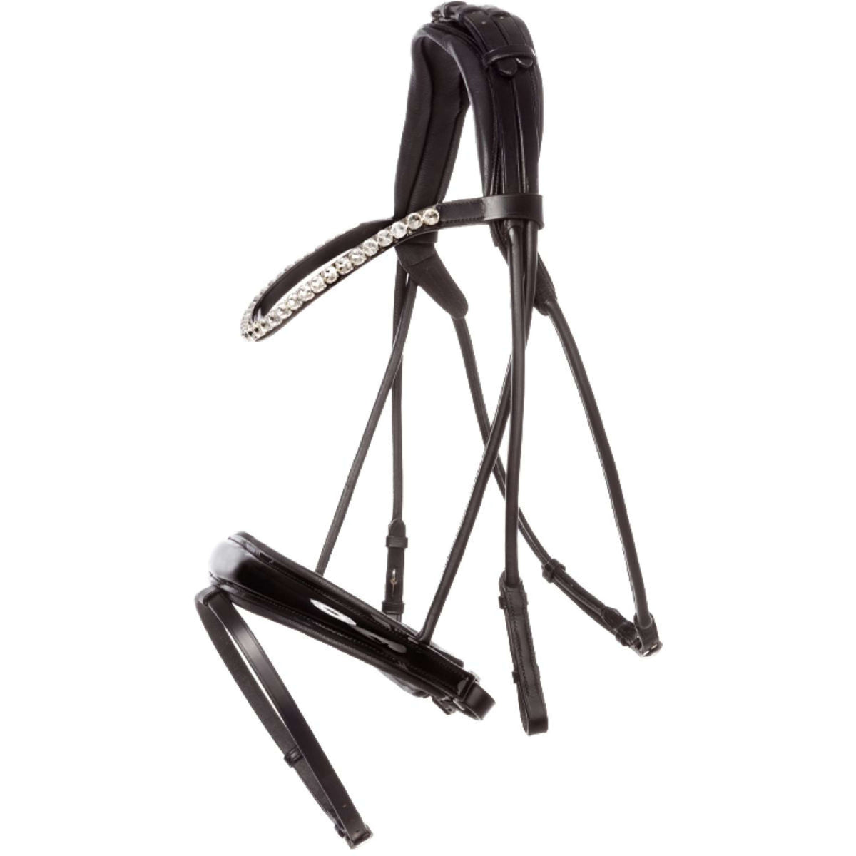 Kavalkade Trense Florina KavalSH4 Rundgenäht Schwarz