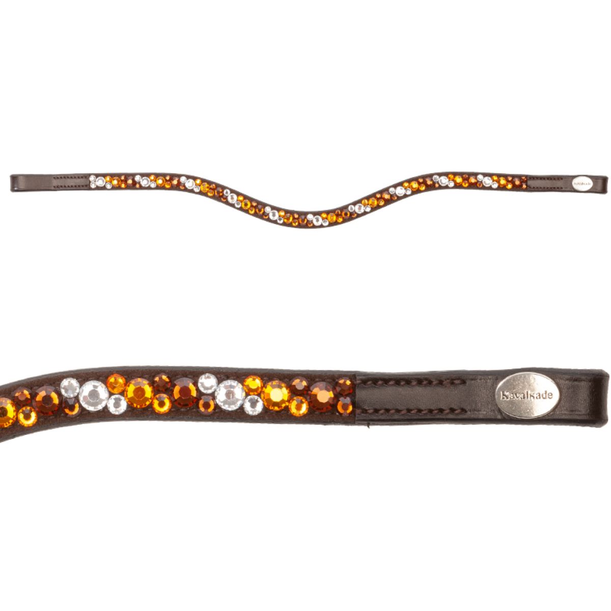 Kavalkade Stirnriemen Sparkle Braun