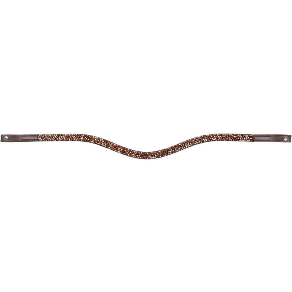 Kavalkade Stirnband Button Kaffee