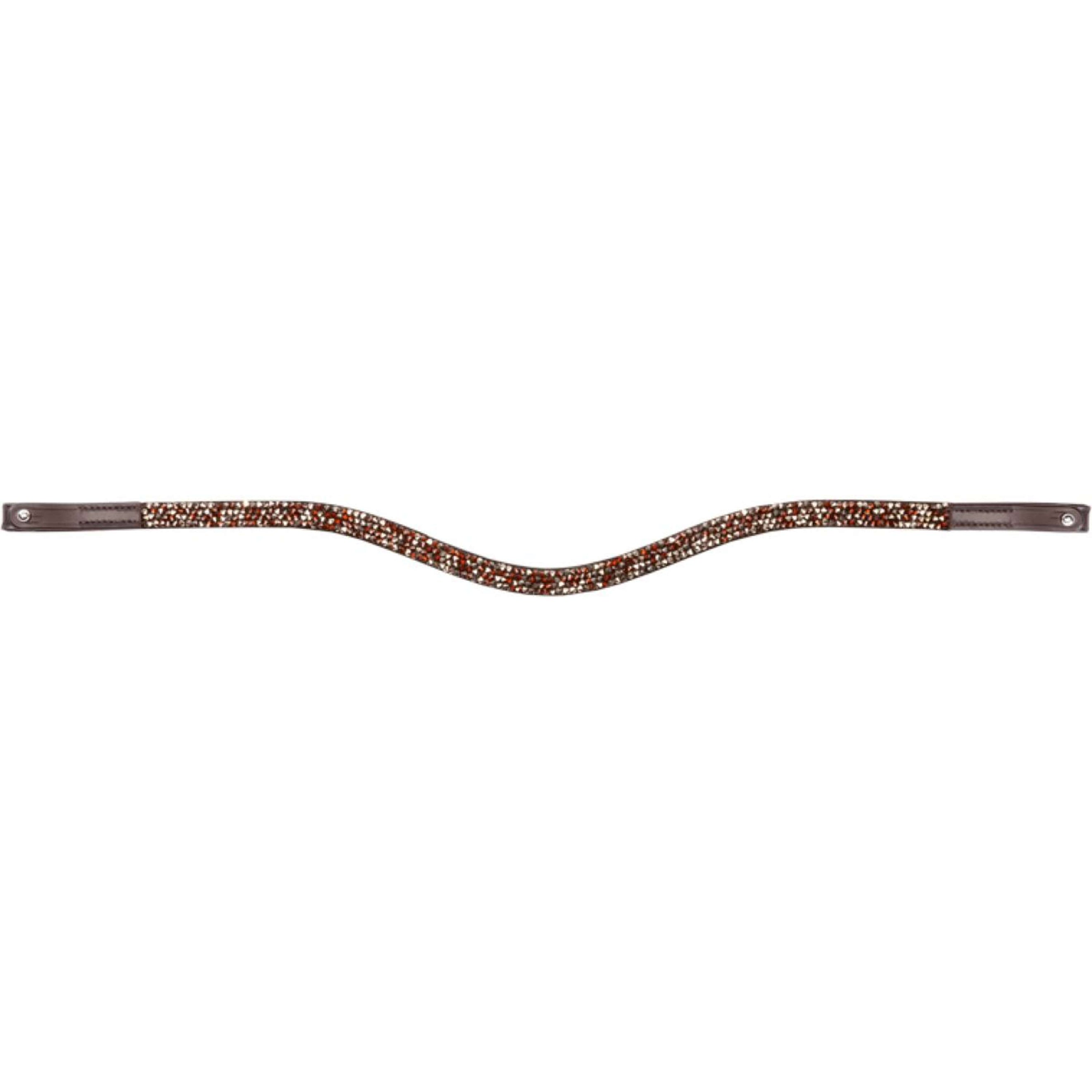 Kavalkade Stirnband Button Kaffee