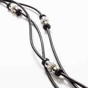 Kavalkade Stirnriemen Grace Schwarz/Weiß