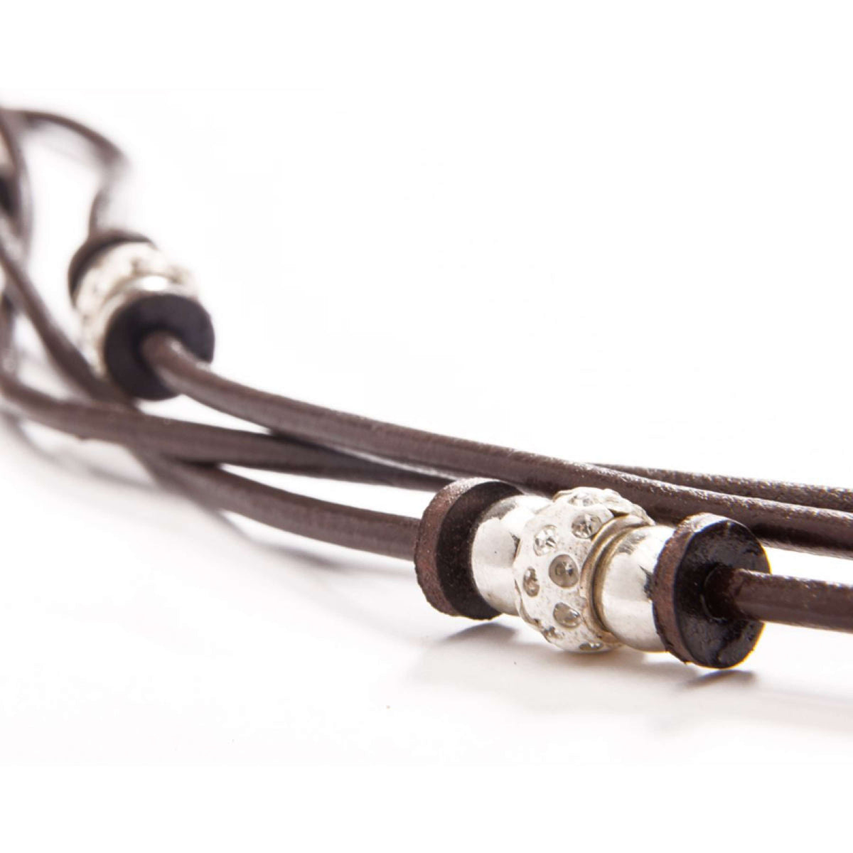 Kavalkade Stirnriemen Grace Braun/Weiß