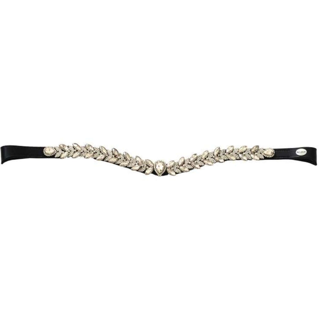 Kavalkade Stirnriemen Exquisite Schwarz/Gold