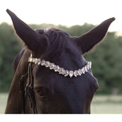 Kavalkade Stirnriemen Exquisite Schwarz/Weiß