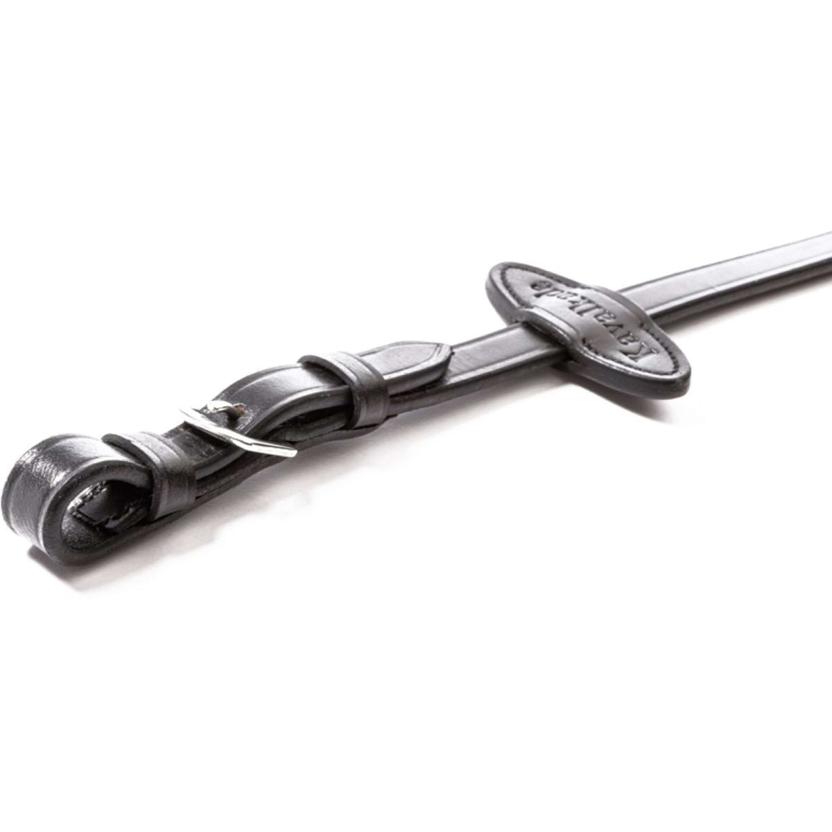 Kavalkade Zügel mit Stops 16mm Schwarz