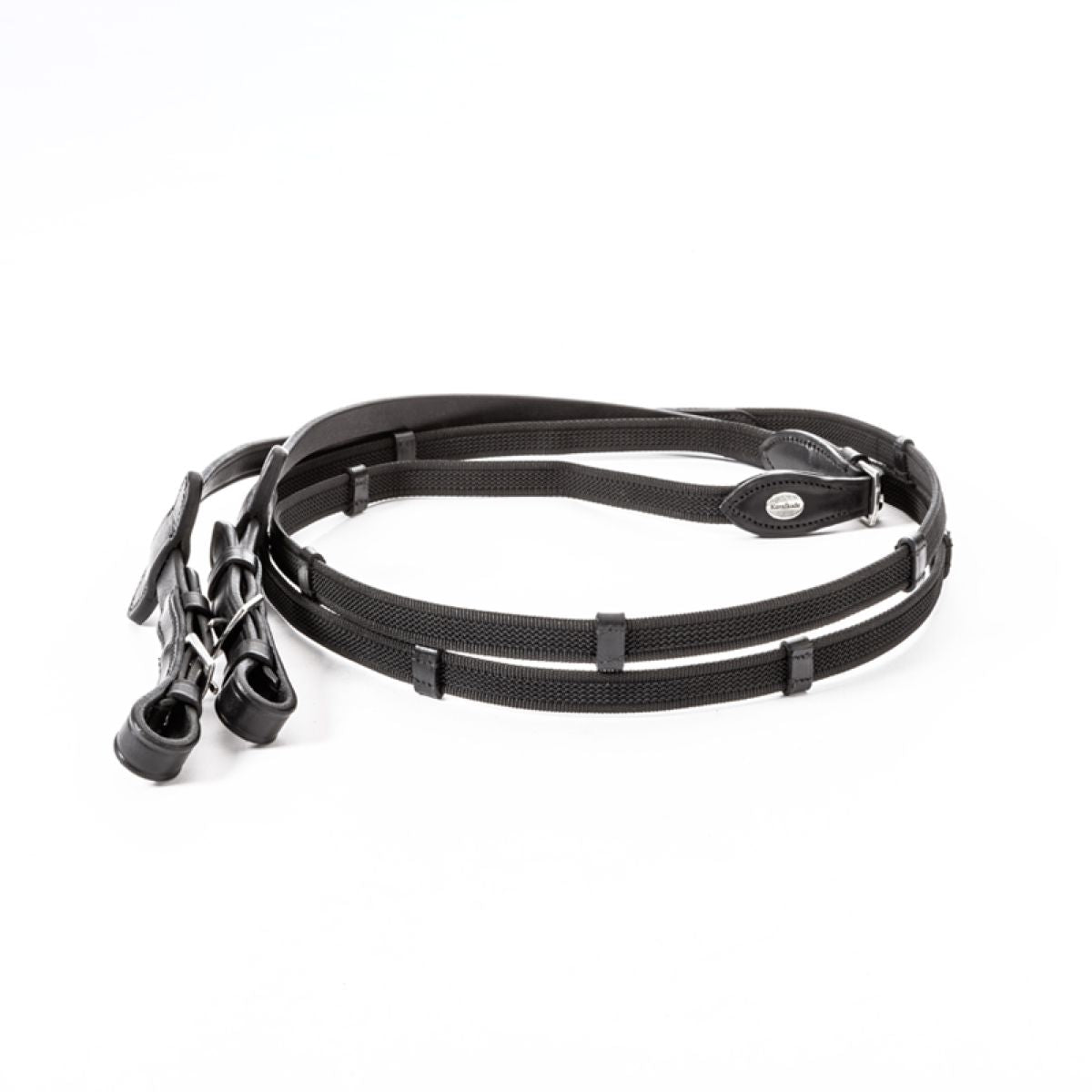 Kavalkade Zügel mit Stops 16mm Schwarz