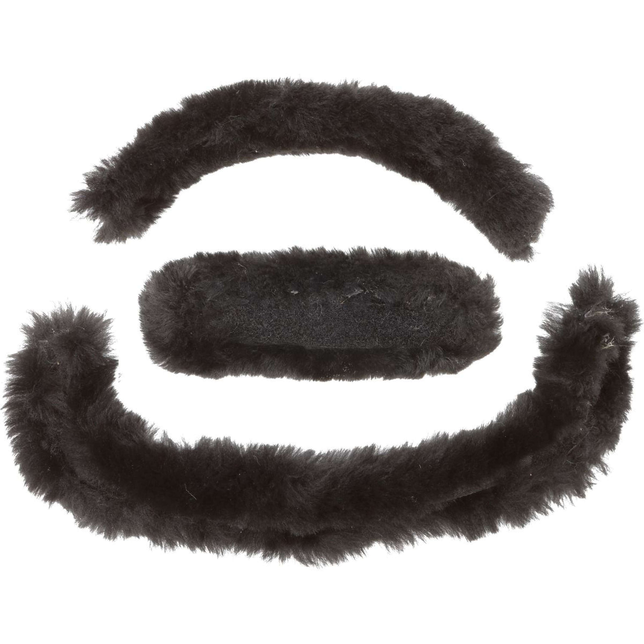 Kavalkade Ersatz-Lammfellpolster Ivy Schwarz