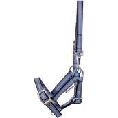 Kavalkade Halfter Foal/Yearling Hellblau/Marineblau/Weiß