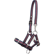 Kavalkade Halfter Foal/Yearling Marineblau/Bordeaux/Silber