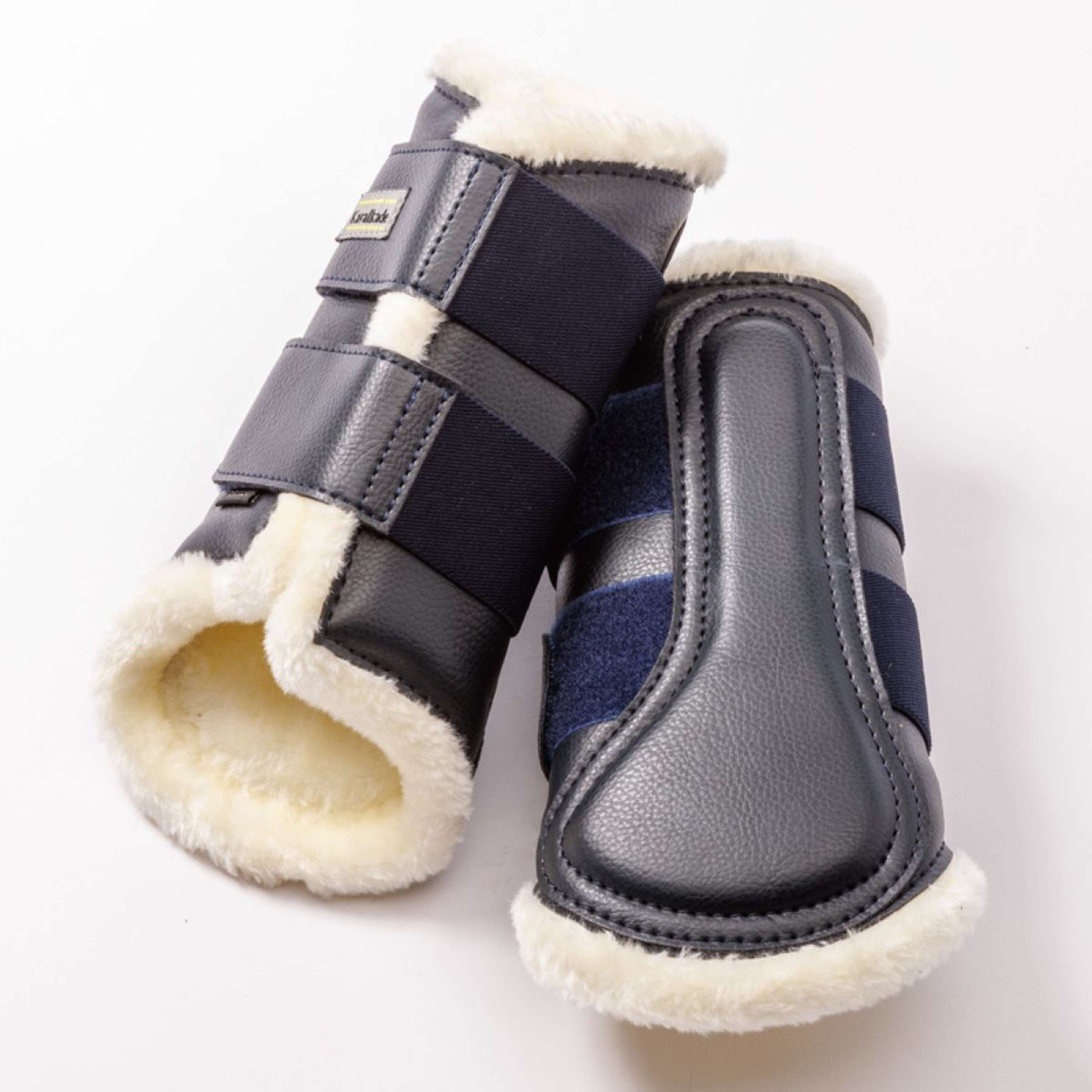 Kavalkade Dressage Boots Anatomic Faux Fur Navy/Beige Kavalkade Dressage Boots Anatomic Faux Fur Navy/Beige