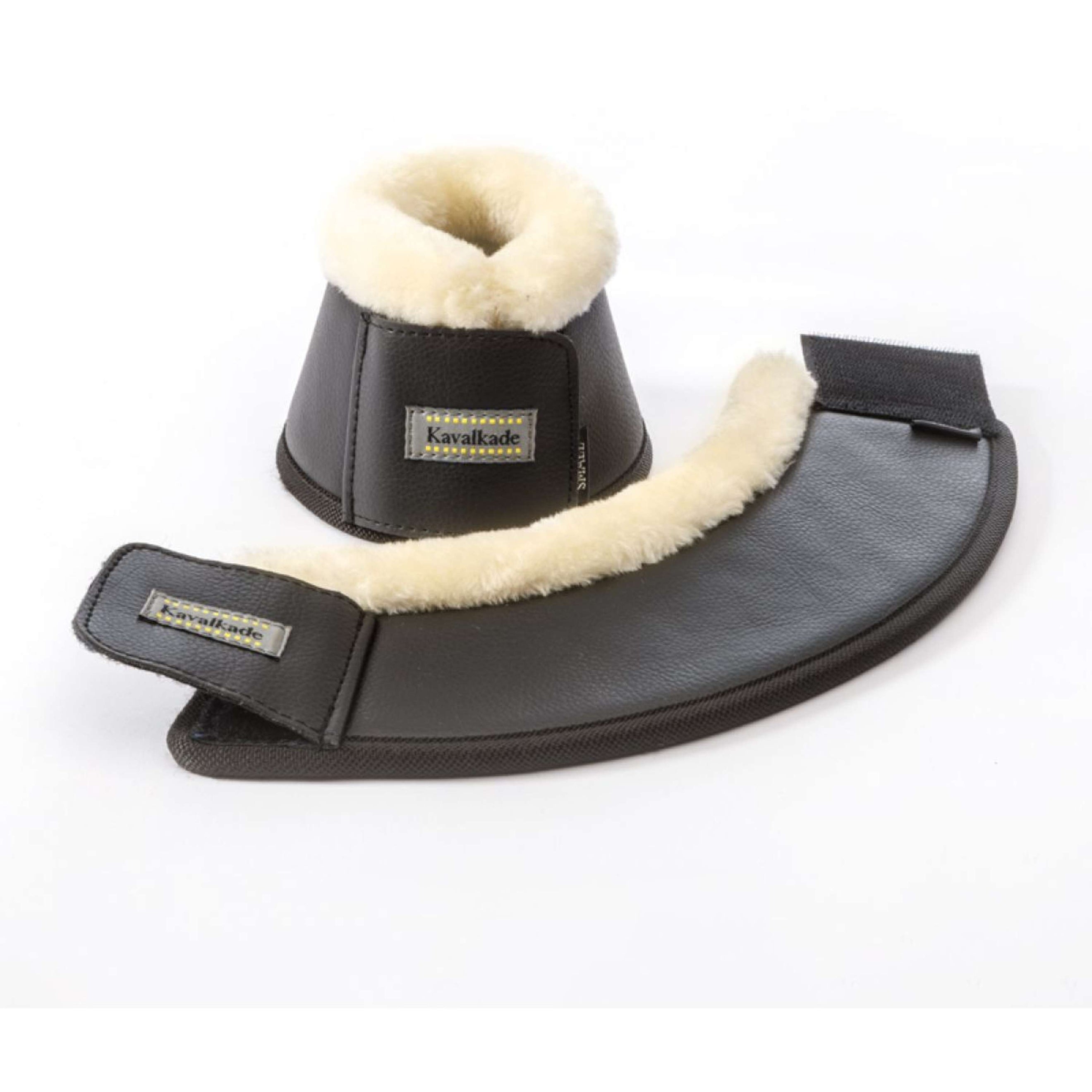 Kavalkade Hufglocken mit Kunstfell Schwarz Kavalkade Hufglocken mit Kunstfell Schwarz