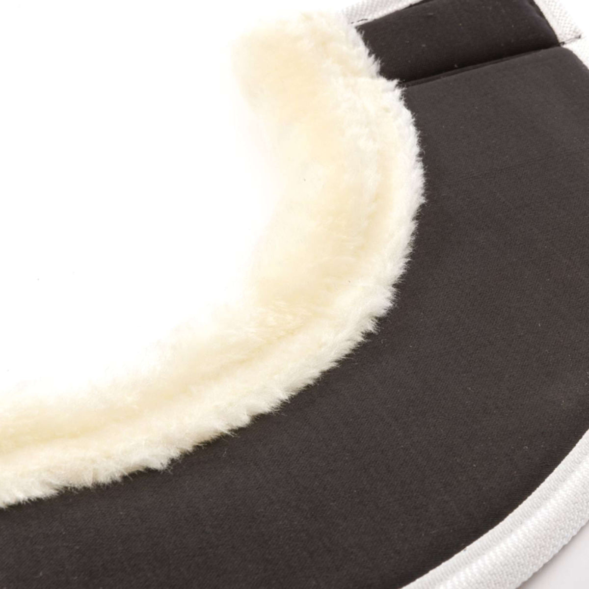 Kavalkade Hufglocken mit Kunstfell Weiß