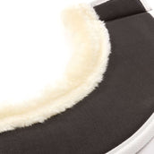 Kavalkade Hufglocken mit Kunstfell Weiß