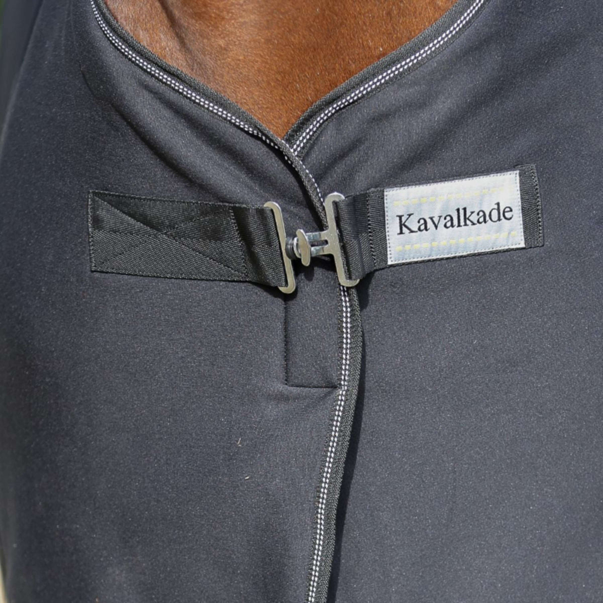 Kavalkade Jersey Fleecedecke Elegance Schwarz